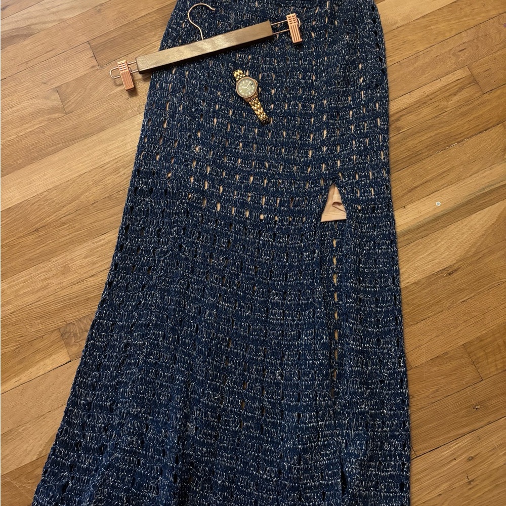 Chasing Unicorn sparkling skirt with slit
